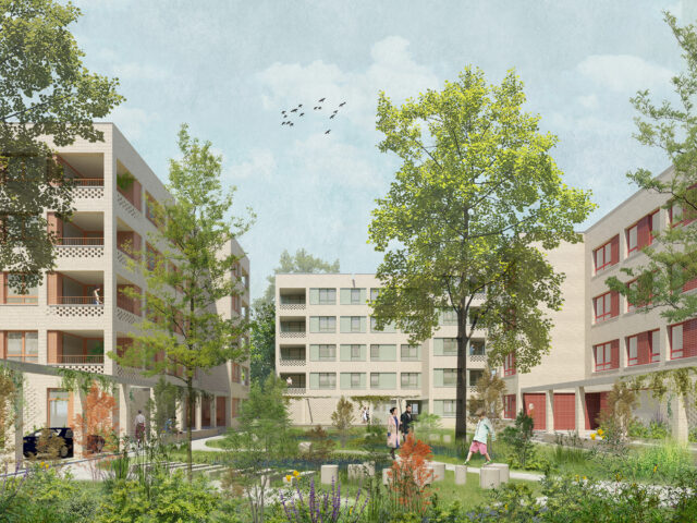 residential courtyard