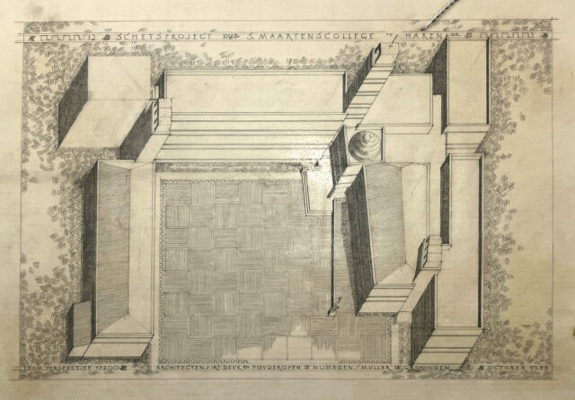 archive drawing Cees Pouderoyen